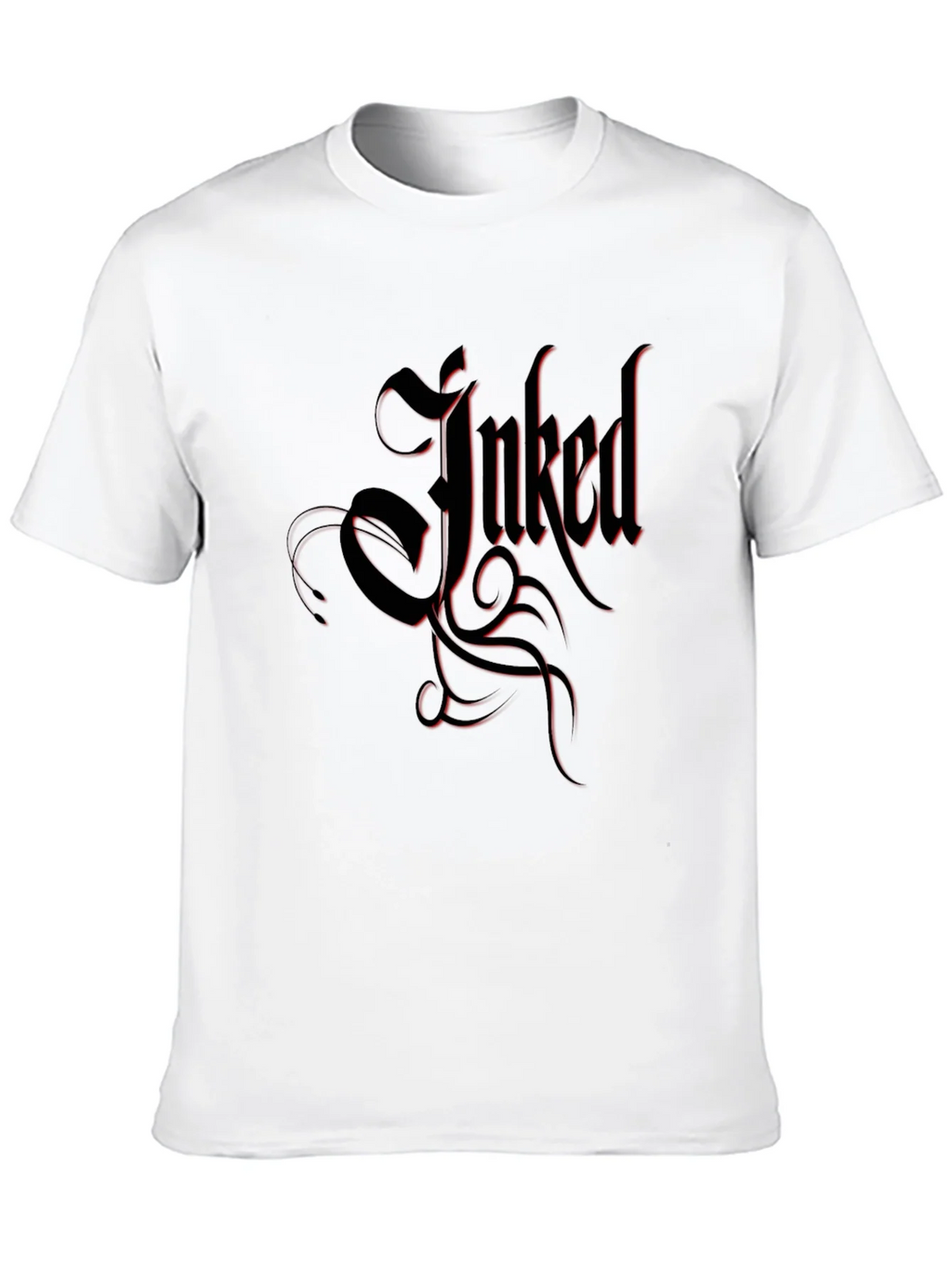 Inked Black T-Shirt Tattoo Design product image 9