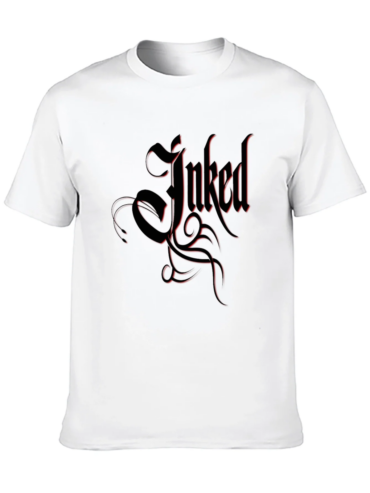 Inked Black T-Shirt Tattoo Design product image 9
