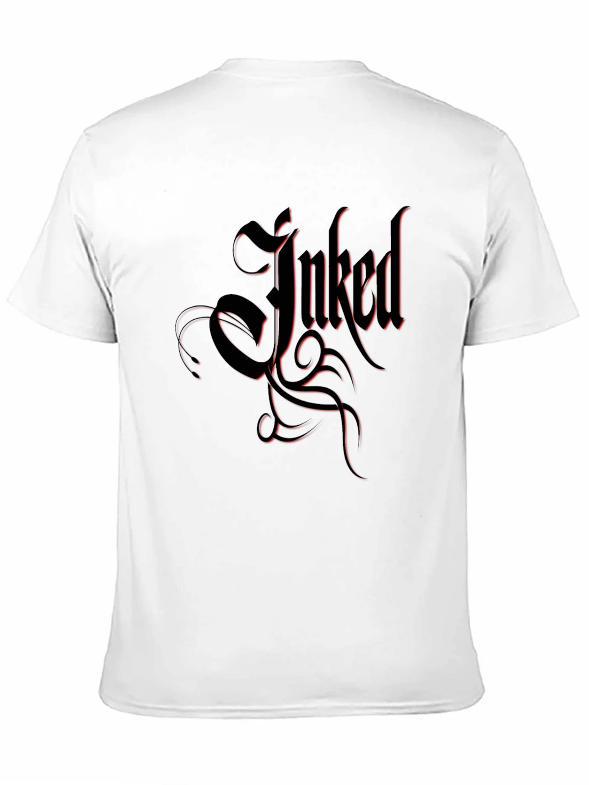 Inked Black T-Shirt Tattoo Design product image 10