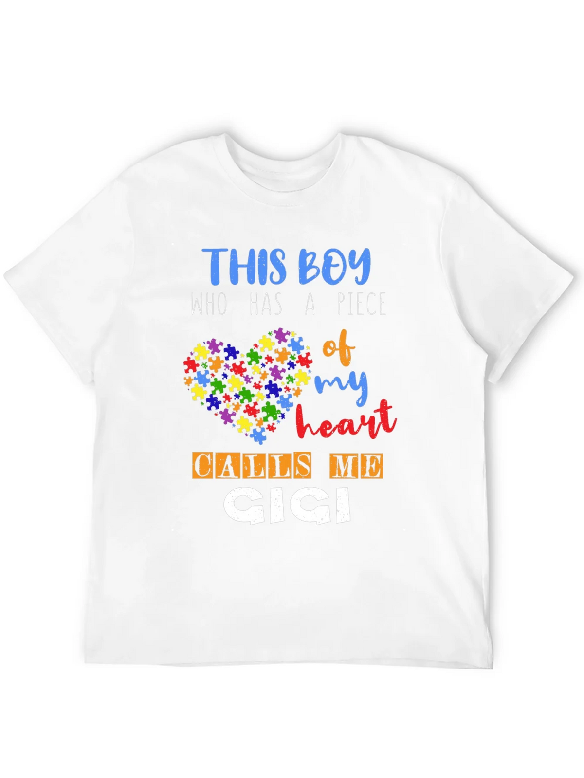 Autism Awareness This Boy Calls Me Cici T-Shirt product image 11
