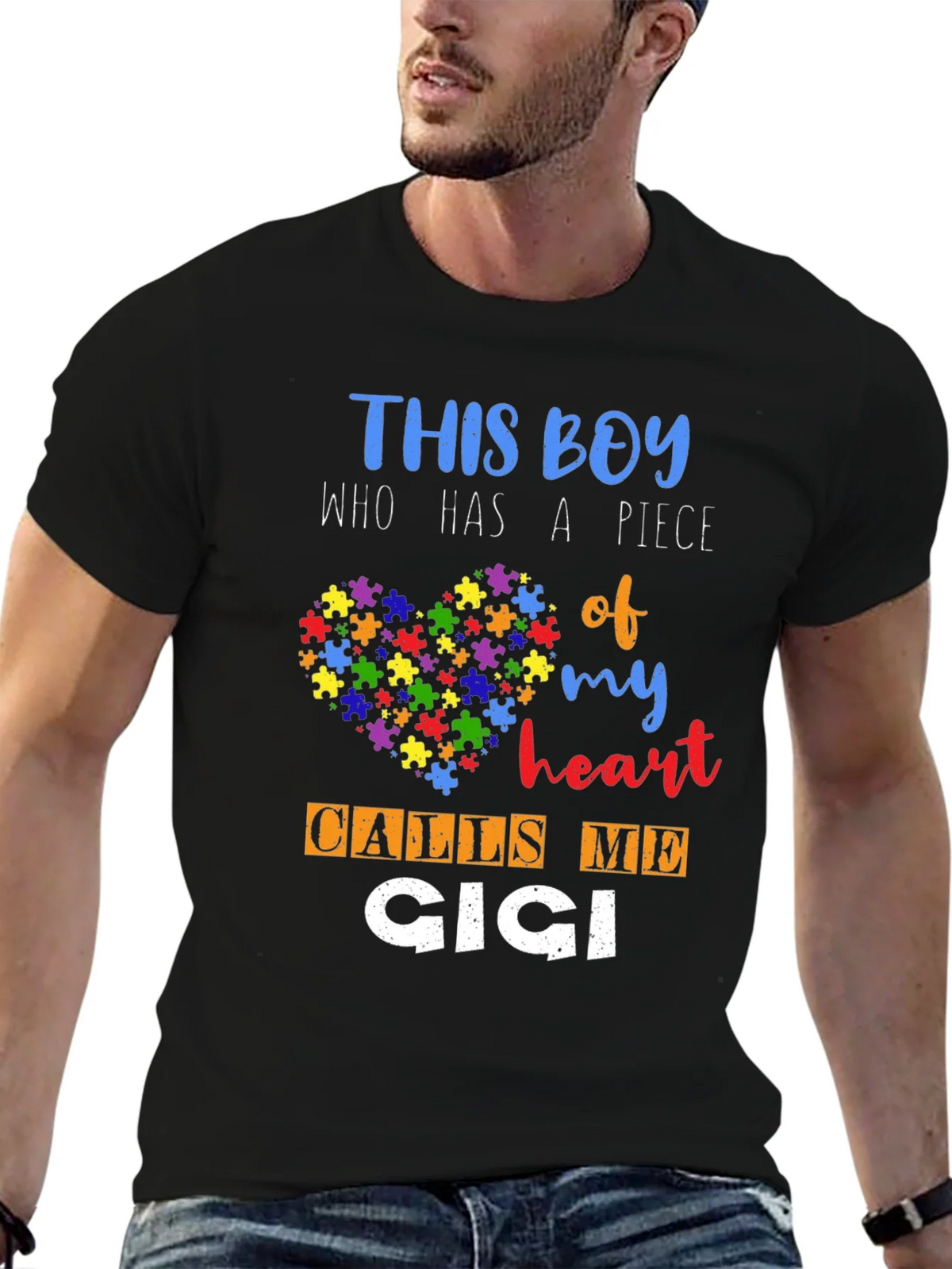 Autism Awareness This Boy Calls Me Cici T-Shirt product image 6