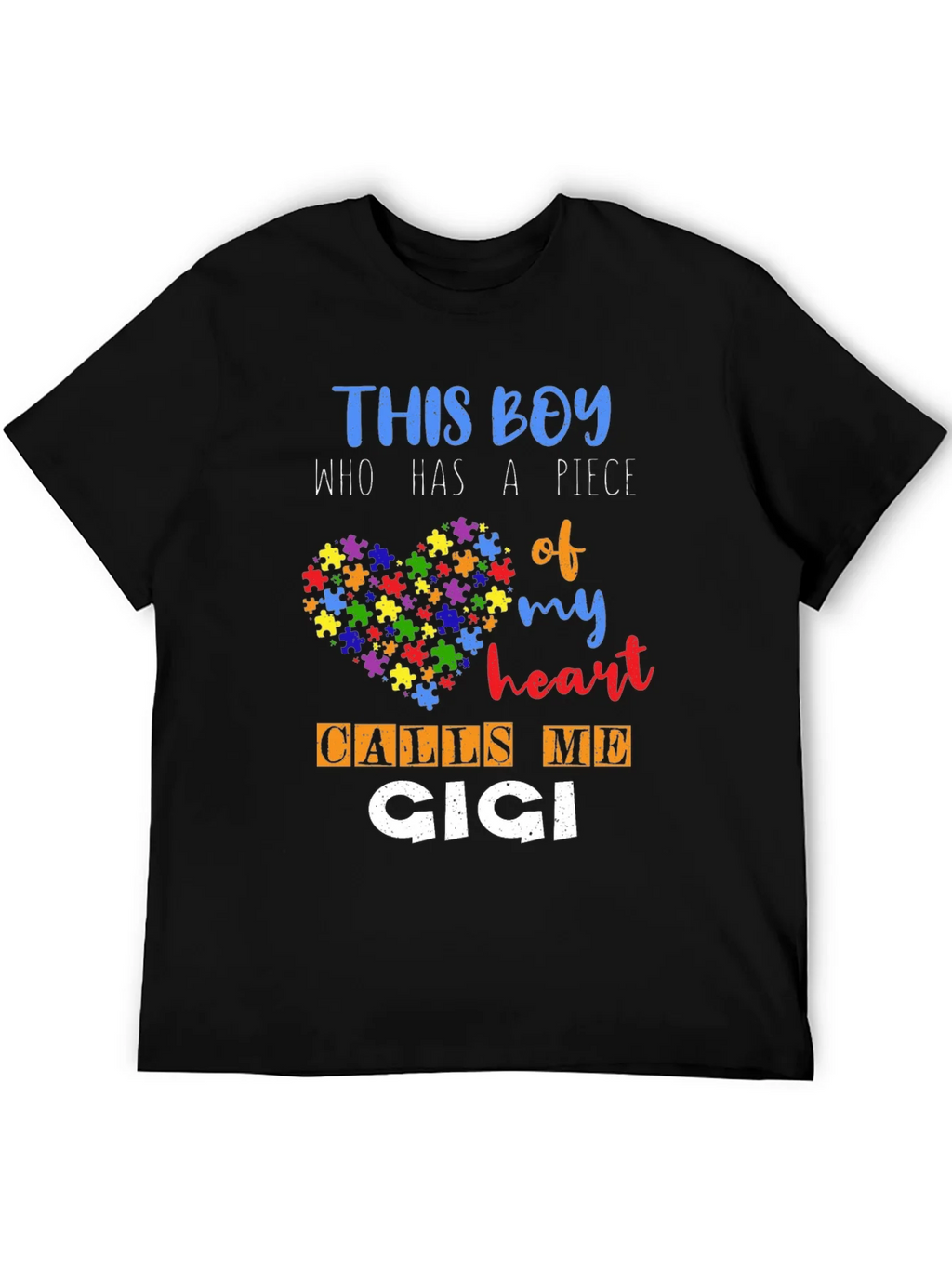 Autism Awareness This Boy Calls Me Cici T-Shirt product image 5
