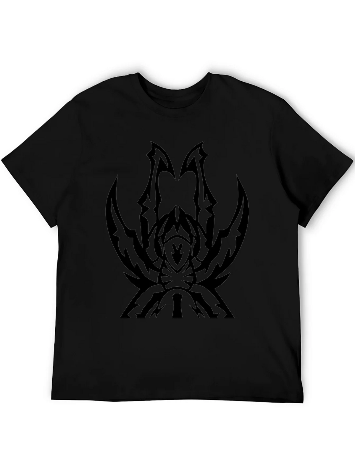 Tribal Spider Graphic Black T-Shirt product image 5