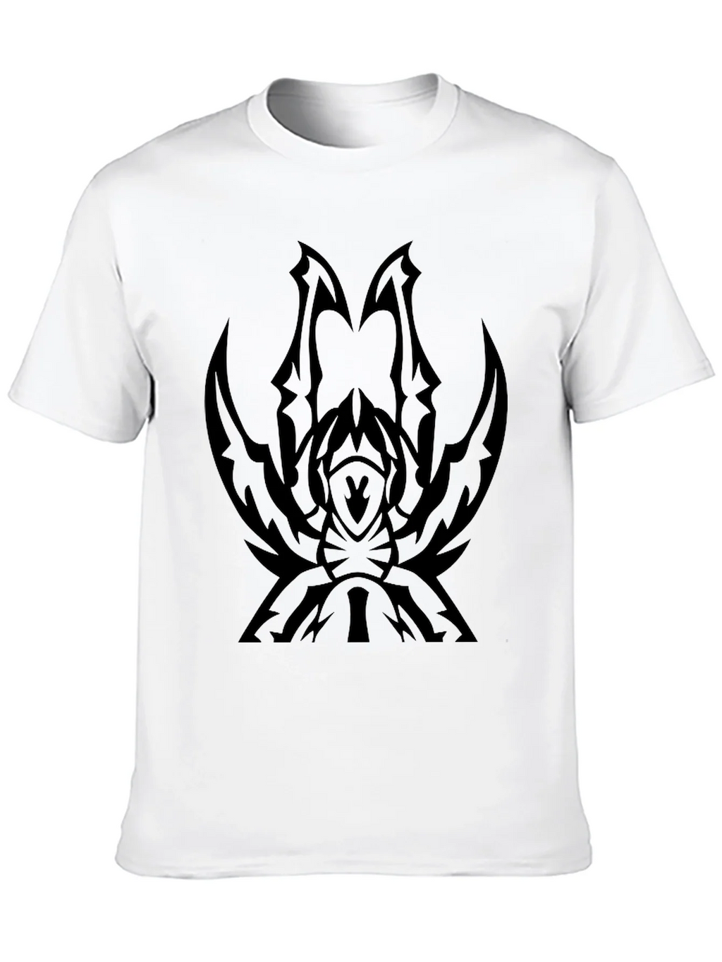 Tribal Spider Graphic Black T-Shirt product image 9