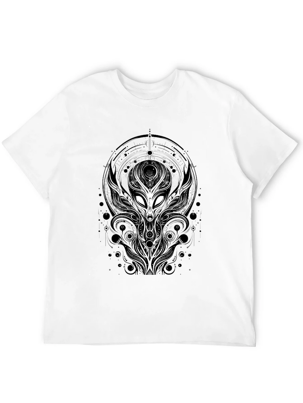 Alien Graphic Tee - Unique Design Black T-Shirt product image 11