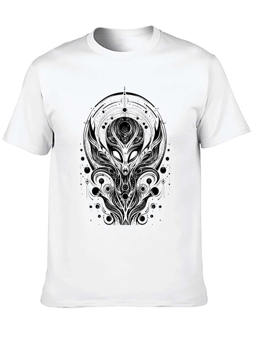 Alien Graphic Tee - Unique Design Black T-Shirt product image 9