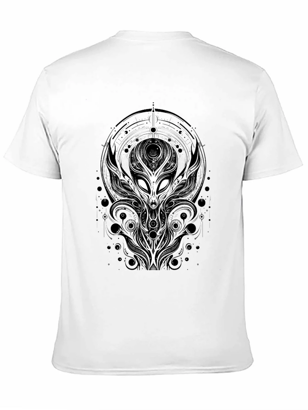 Alien Graphic Tee - Unique Design Black T-Shirt product image 10
