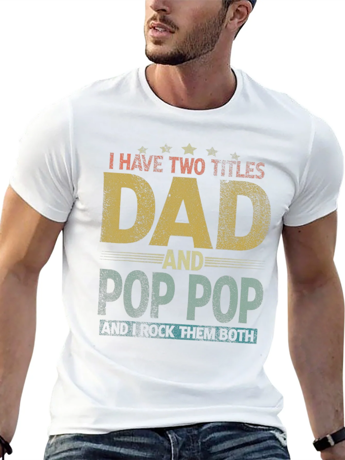 Dad & Pop T-Shirt - I Rock Them Both product image 12