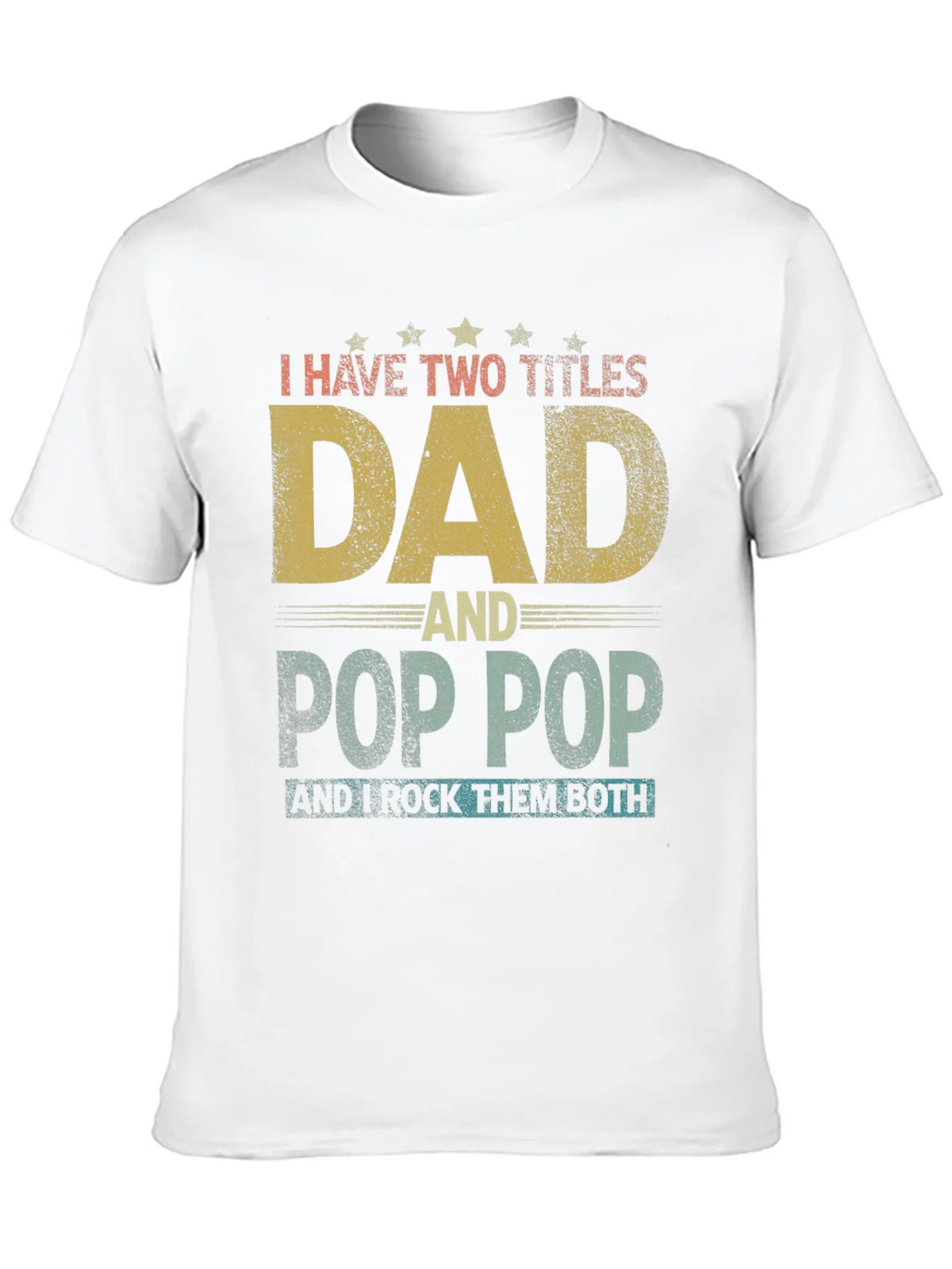 Dad & Pop T-Shirt - I Rock Them Both product image 9