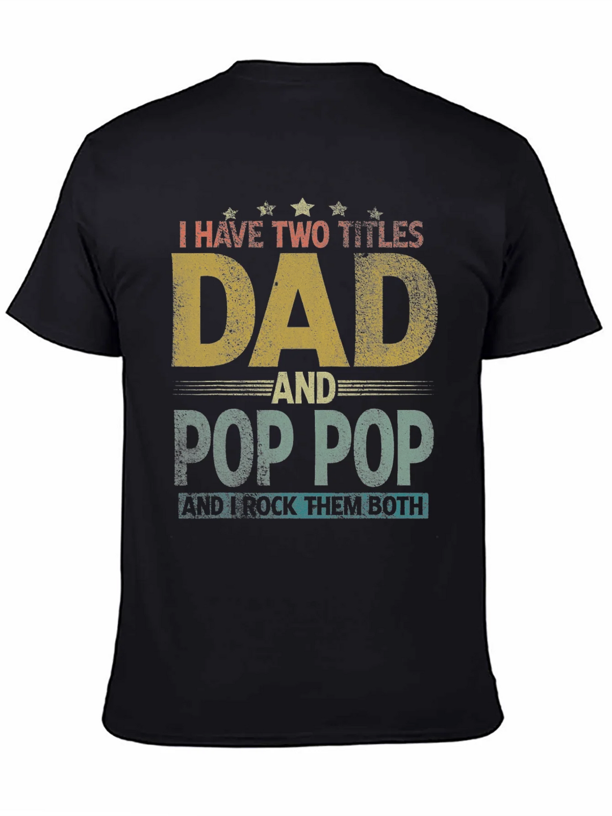 Dad & Pop T-Shirt - I Rock Them Both product image 4