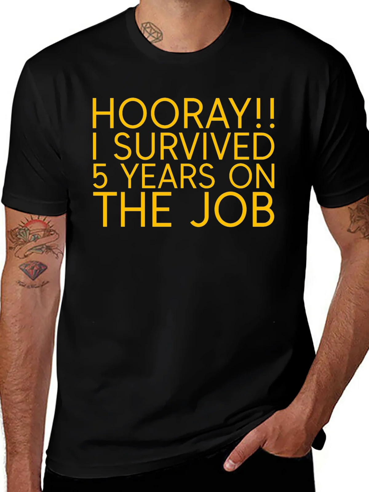 Hooray! 5 Years On The Job T-Shirt product image 1