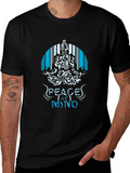 Peace of Mind Graphic T-Shirt - Mens Black Tee product image 1