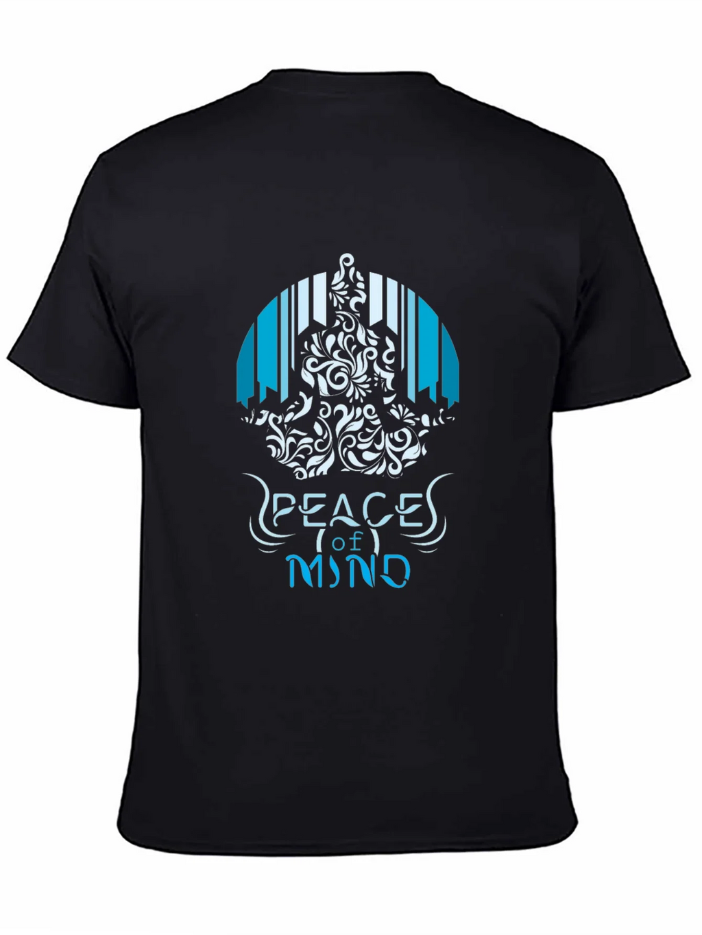 Peace of Mind Graphic T-Shirt - Mens Black Tee product image 4