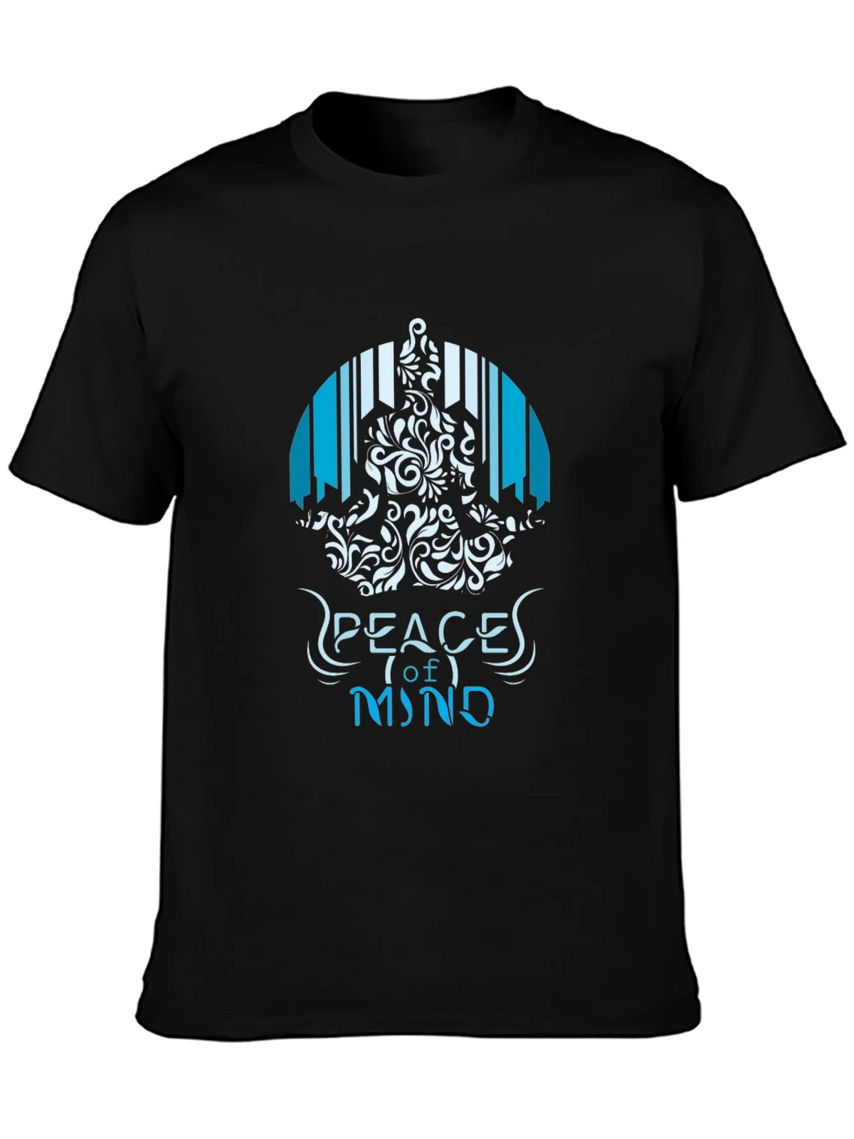 Peace of Mind Graphic T-Shirt - Mens Black Tee product image 3