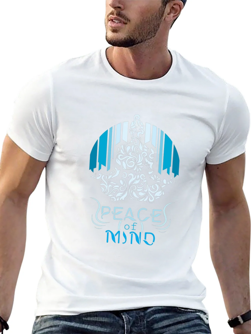 Peace of Mind Graphic T-Shirt - Mens Black Tee product image 12