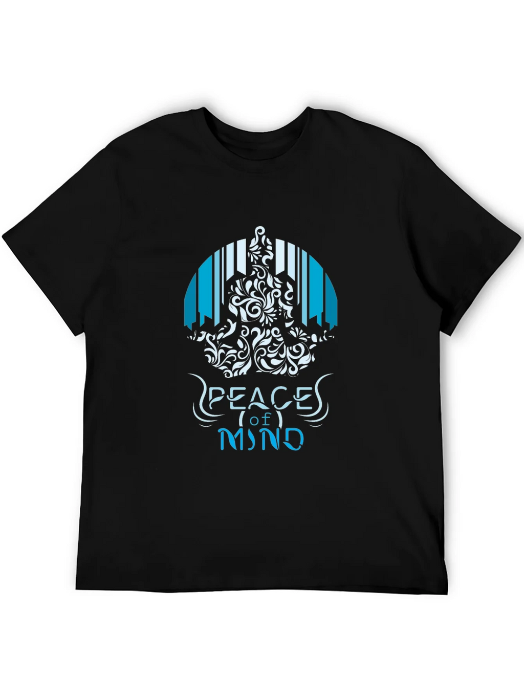 Peace of Mind Graphic T-Shirt - Mens Black Tee product image 5
