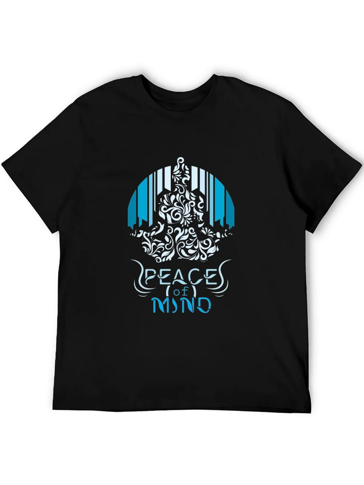 Peace of Mind Graphic T-Shirt - Mens Black Tee product image 5
