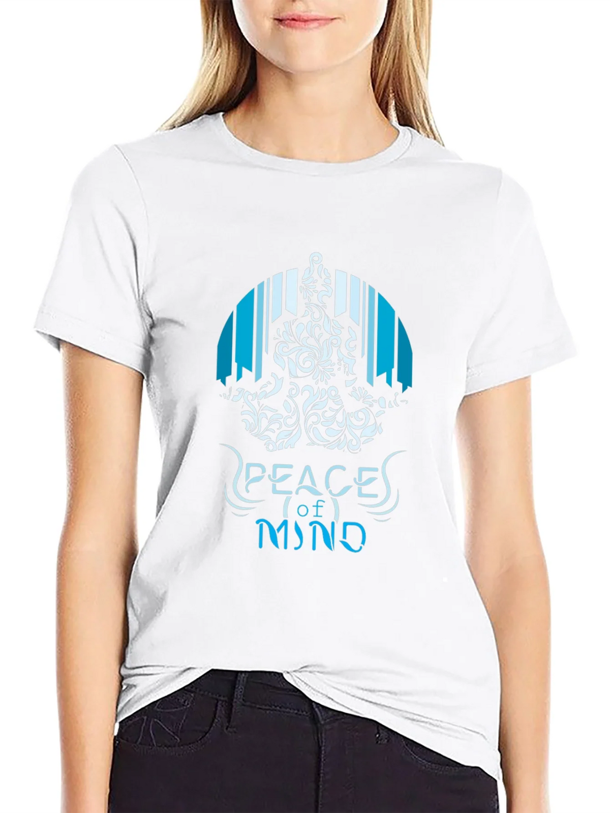 Peace of Mind Graphic T-Shirt - Mens Black Tee product image 8