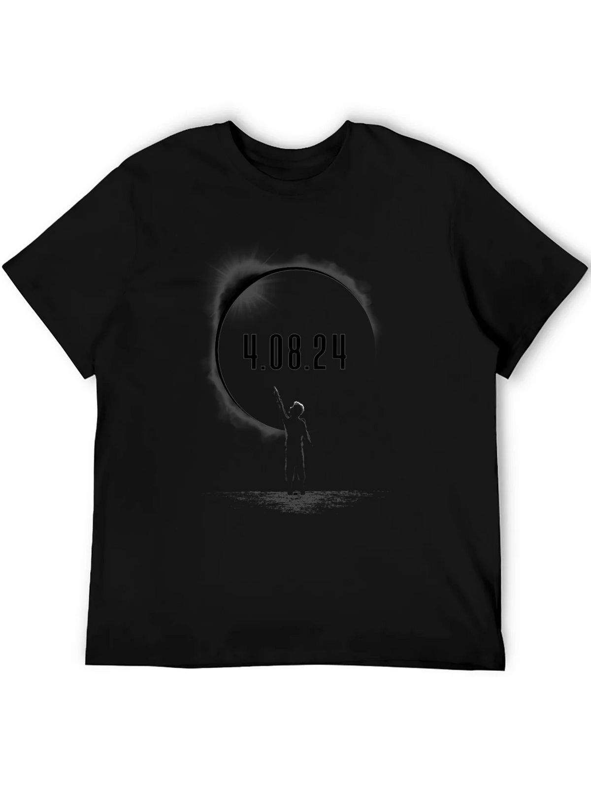4.08.24 Graphic Black T-Shirt product image 5