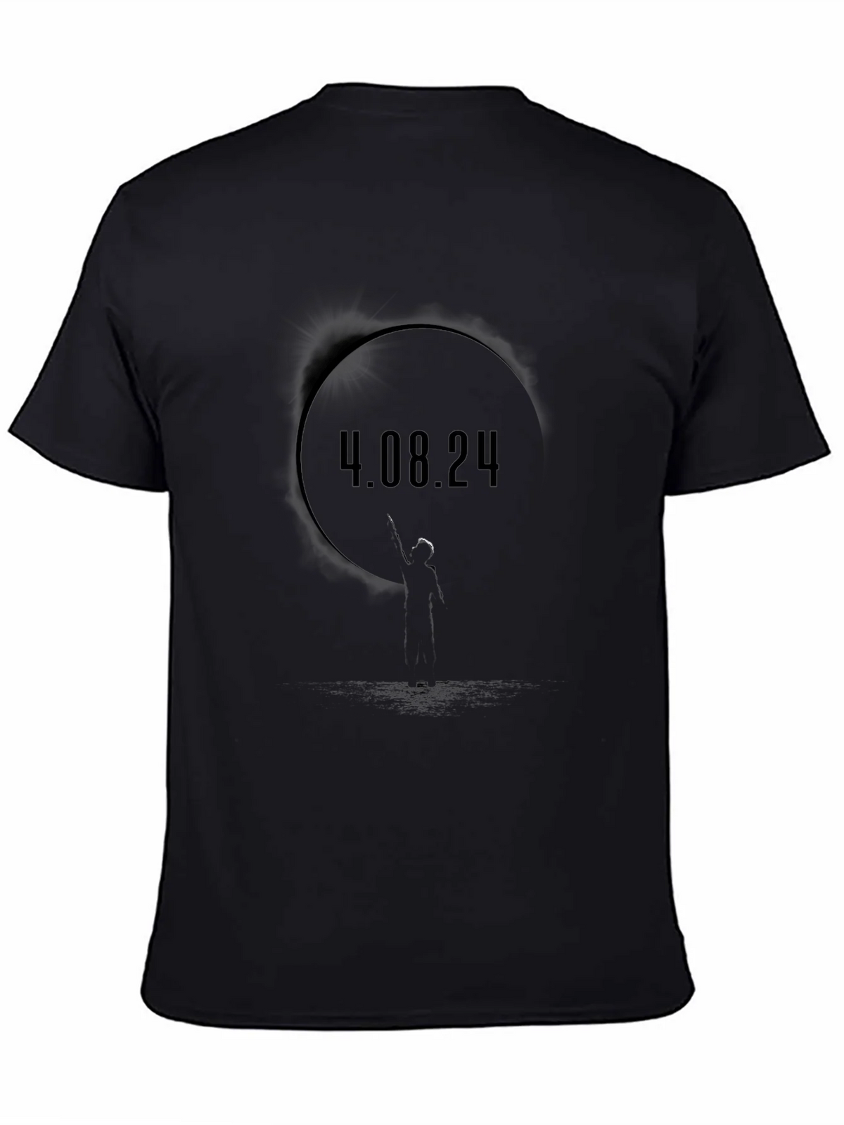 4.08.24 Graphic Black T-Shirt product image 4