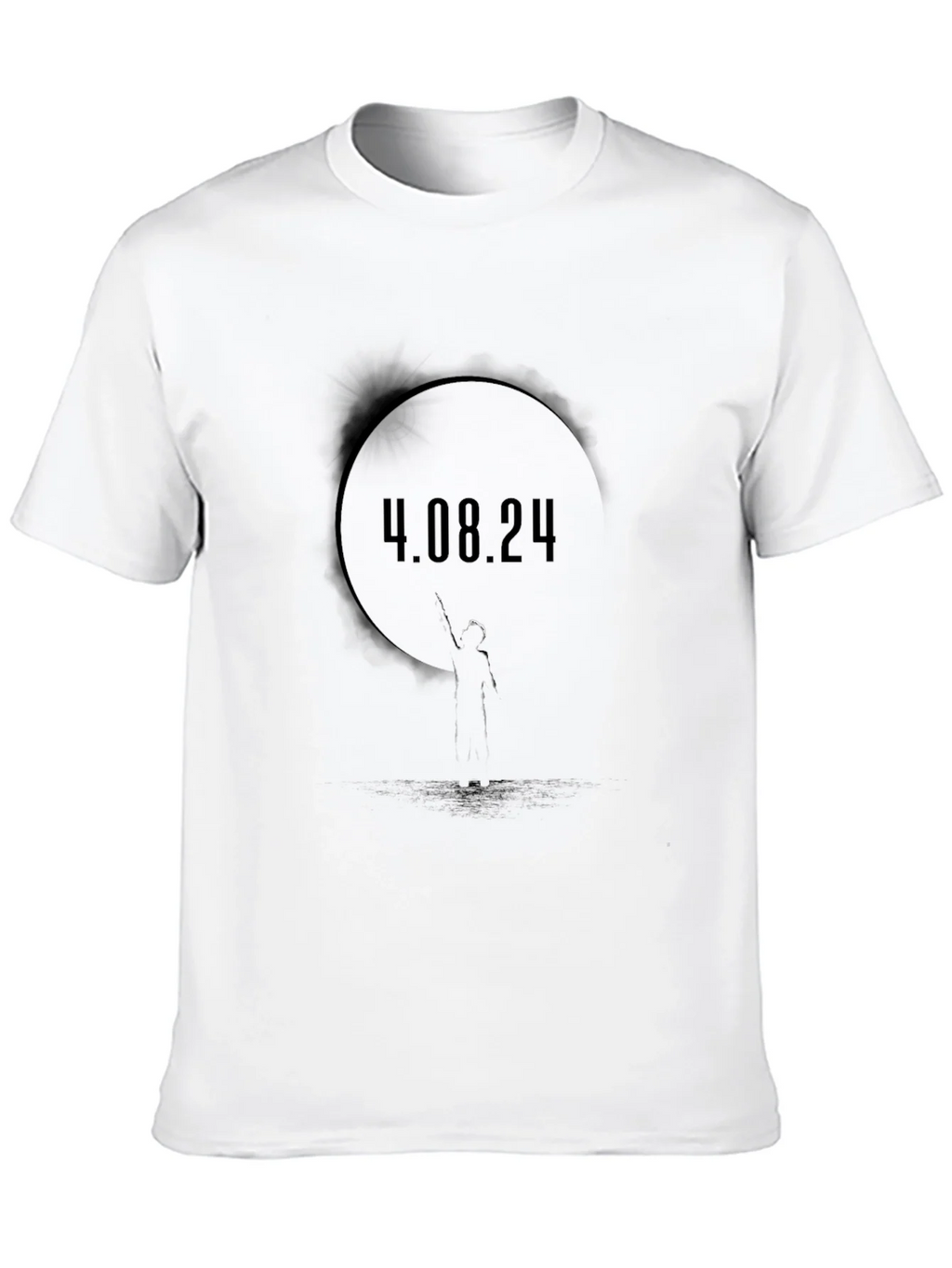 4.08.24 Graphic Black T-Shirt product image 9