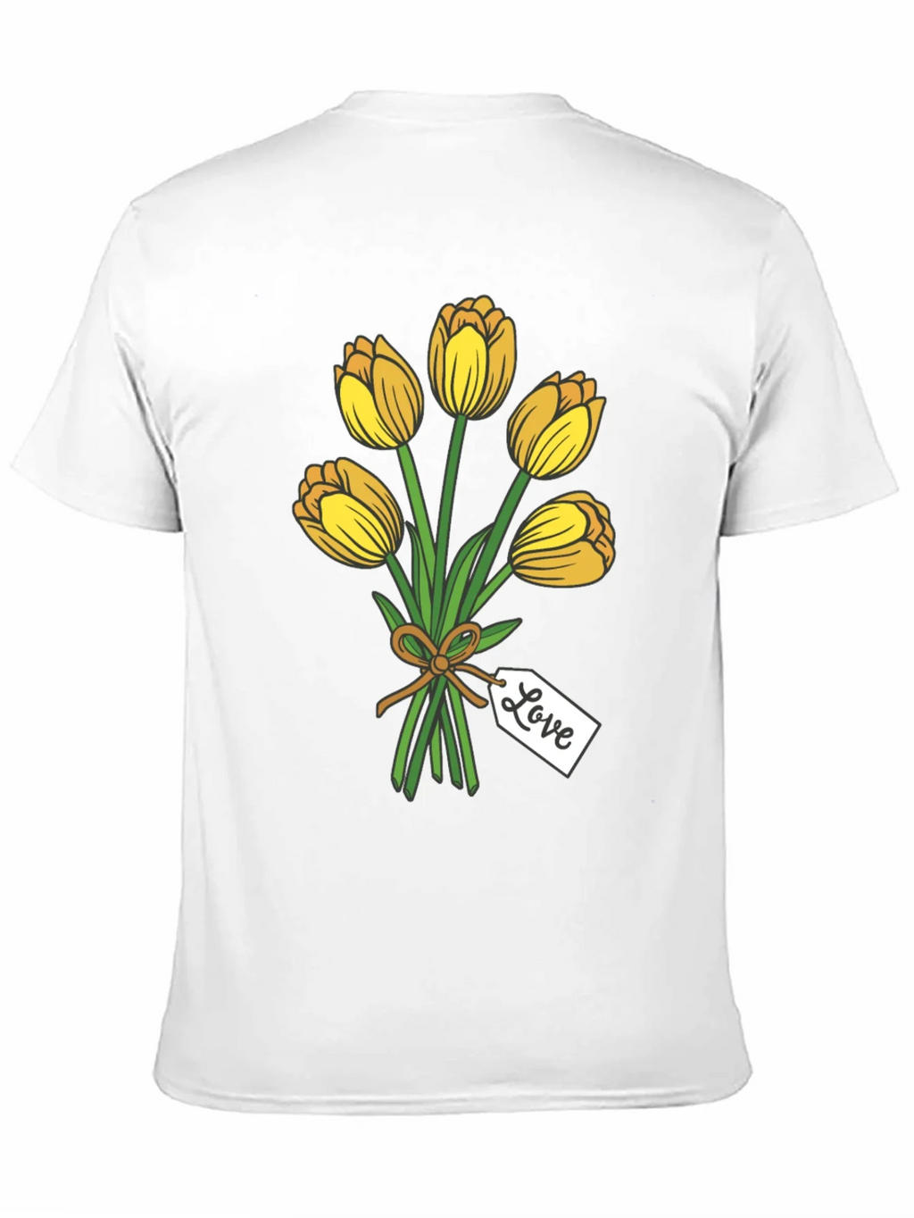 Tulip Bouquet Graphic Tee - Stylish Black T-Shirt product image 10