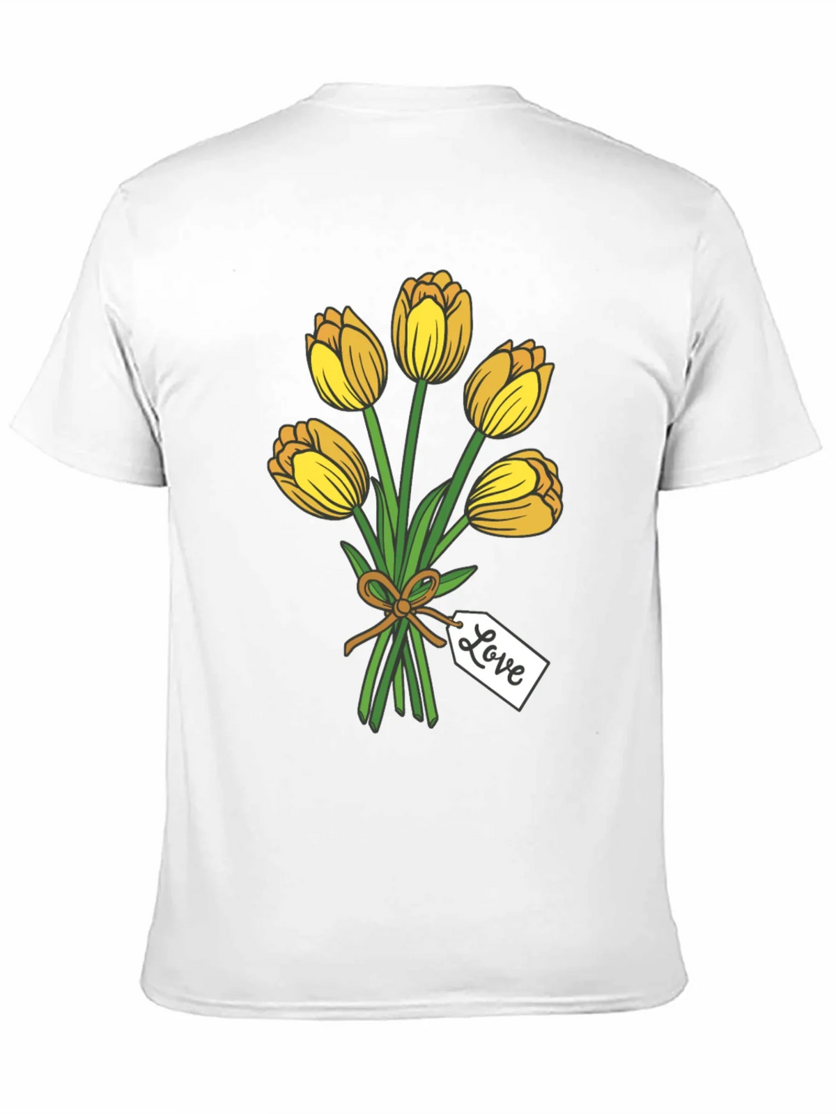 Tulip Bouquet Graphic Tee - Stylish Black T-Shirt product image 10