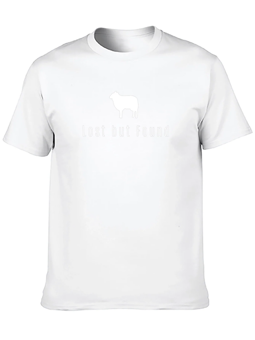 Lost But Found Sheep Graphic Tee - Black Cotton product image 9