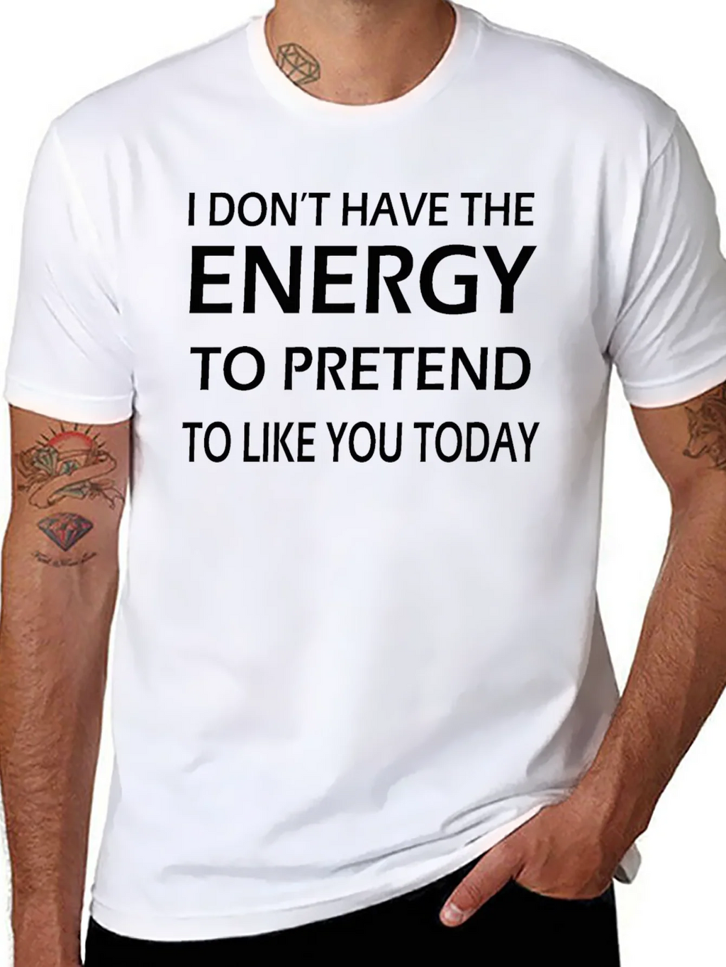 I Dont Have The Energy T-Shirt - Funny Sarcastic Tee product image 7