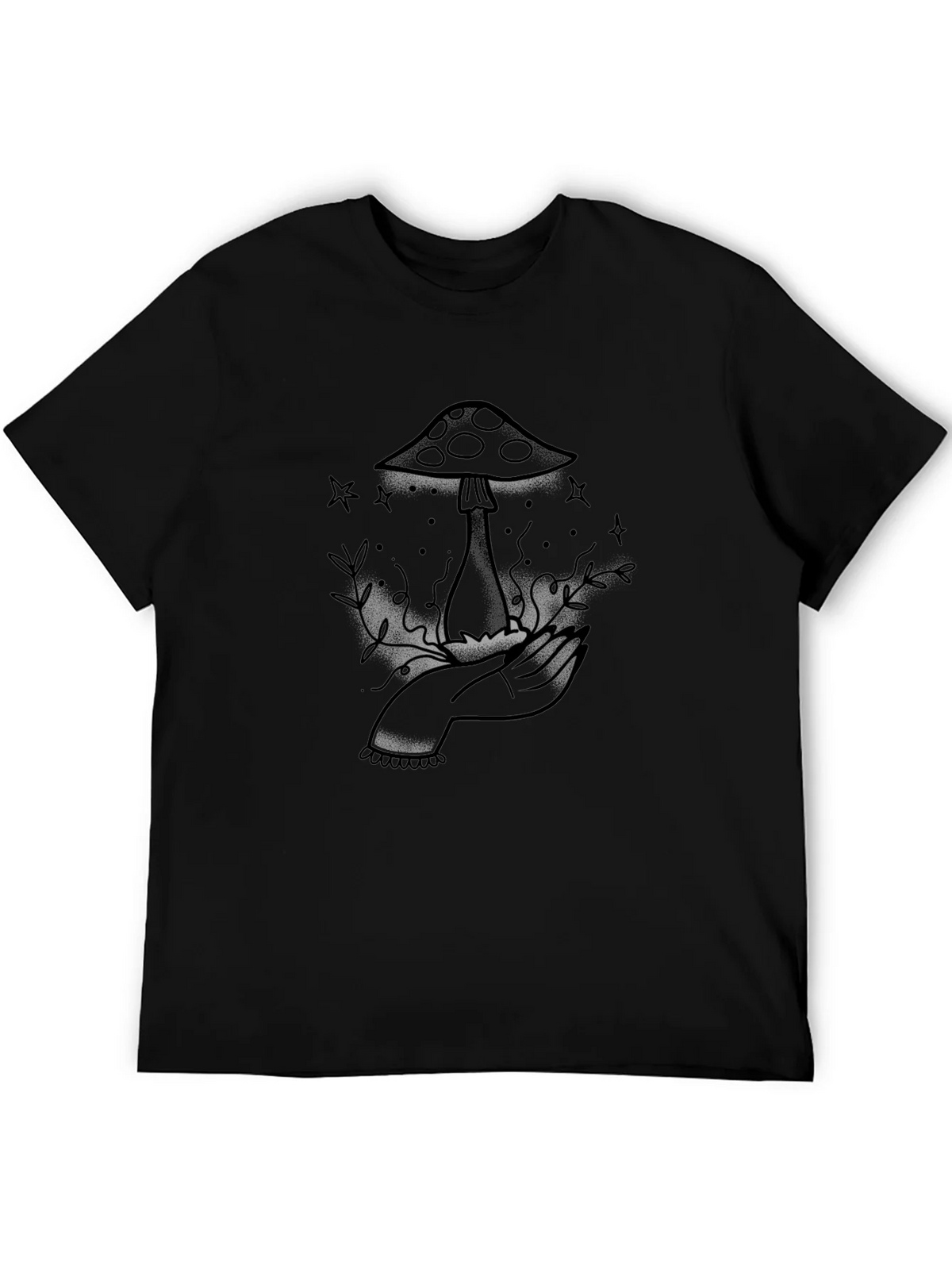 Mushroom Tattoo Graphic Tee product image 5