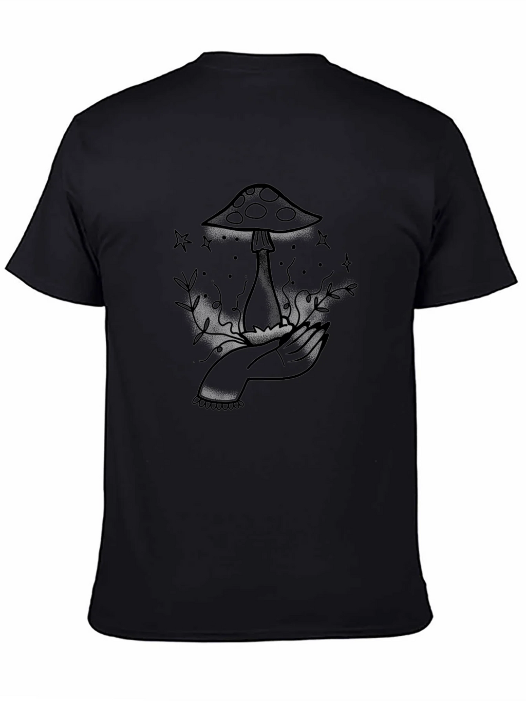 Mushroom Tattoo Graphic Tee product image 4