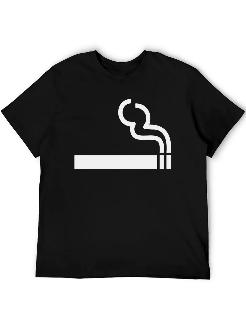 Smoking Cigarette Graphic Tee - Black product image 5