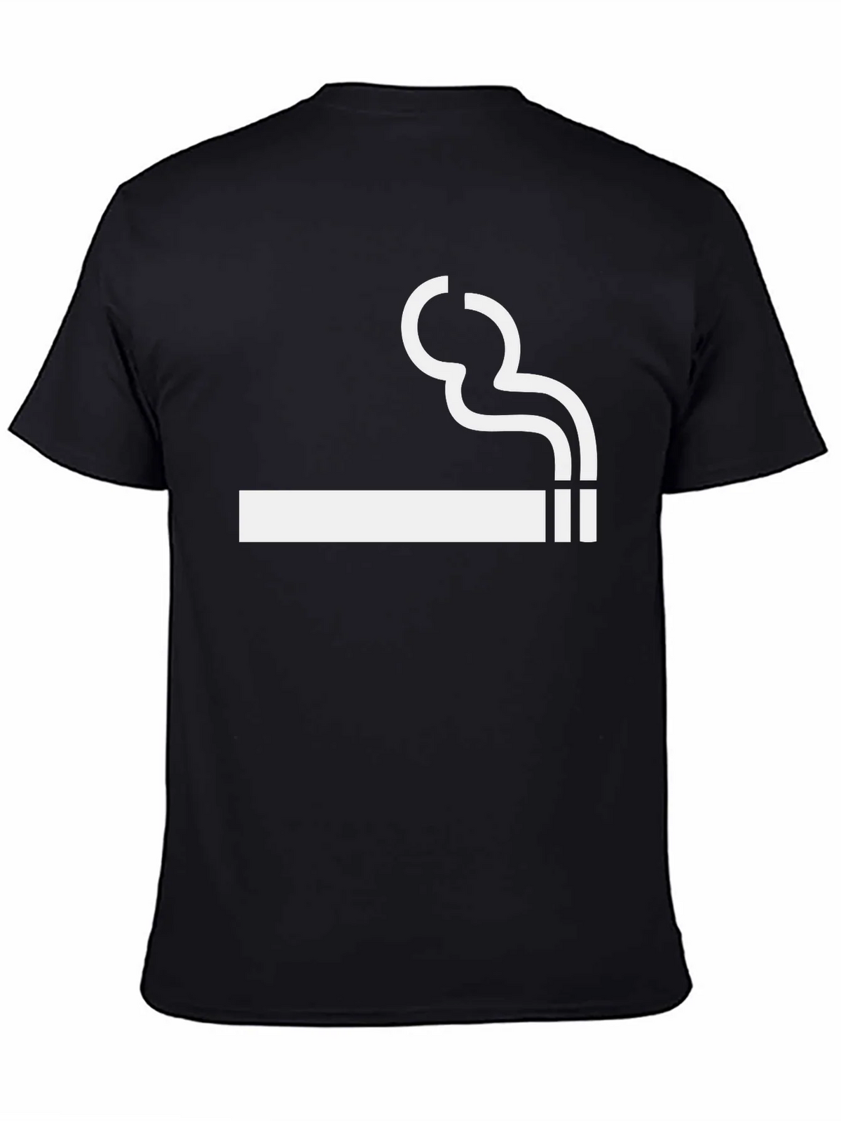 Smoking Cigarette Graphic Tee - Black product image 4