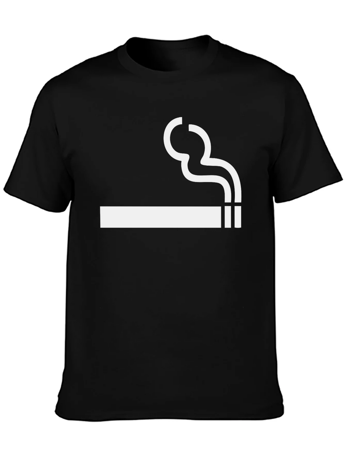 Smoking Cigarette Graphic Tee - Black product image 3