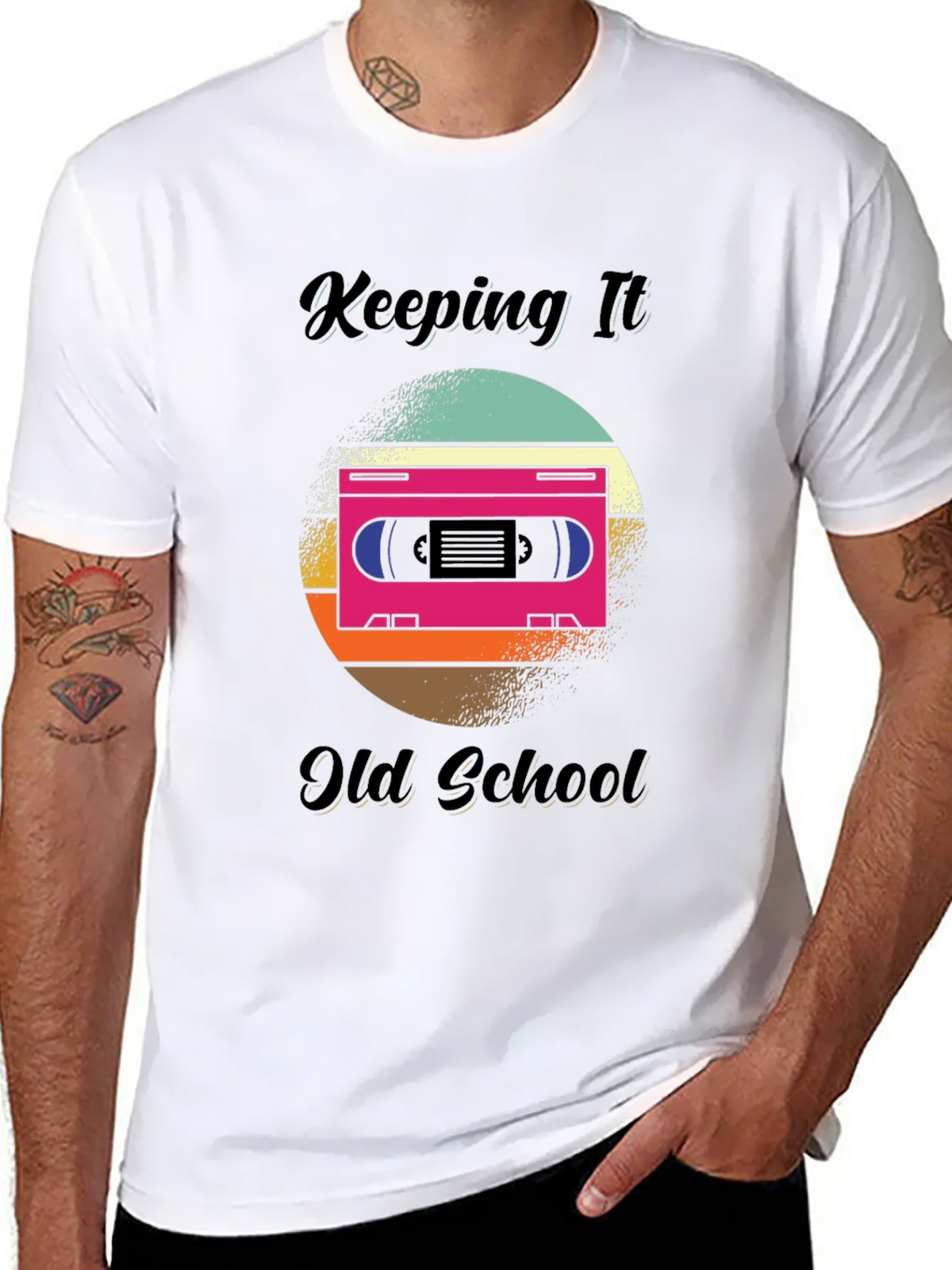 Retro Keeping It Old School Graphic Tee product image 7