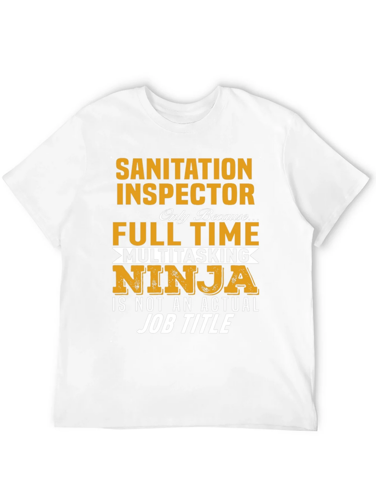 Sanitation Inspector T-Shirt Multitasking Ninja Job product image 11