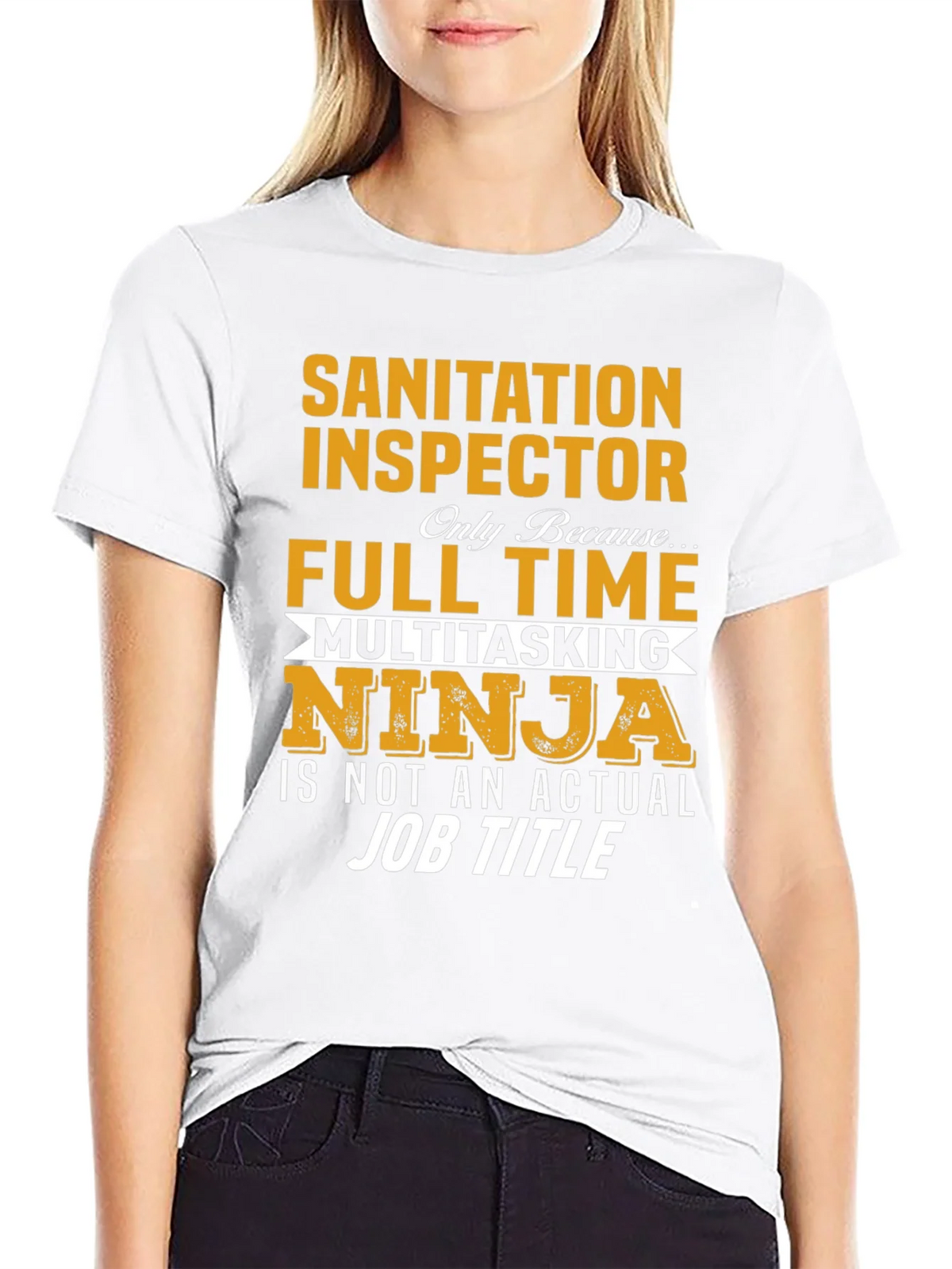 Sanitation Inspector T-Shirt Multitasking Ninja Job product image 8
