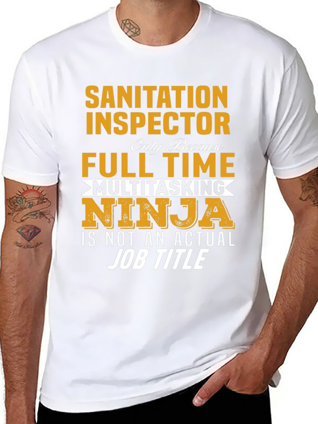 Sanitation Inspector T-Shirt Multitasking Ninja Job product image 7