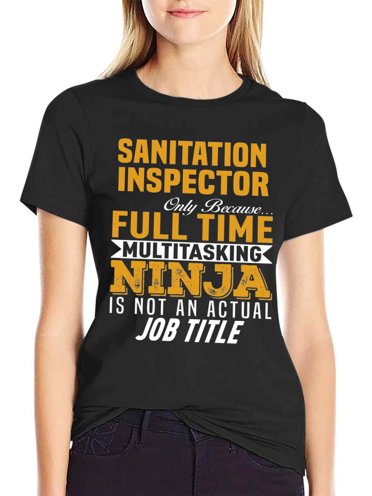 Sanitation Inspector T-Shirt Multitasking Ninja Job product image 2