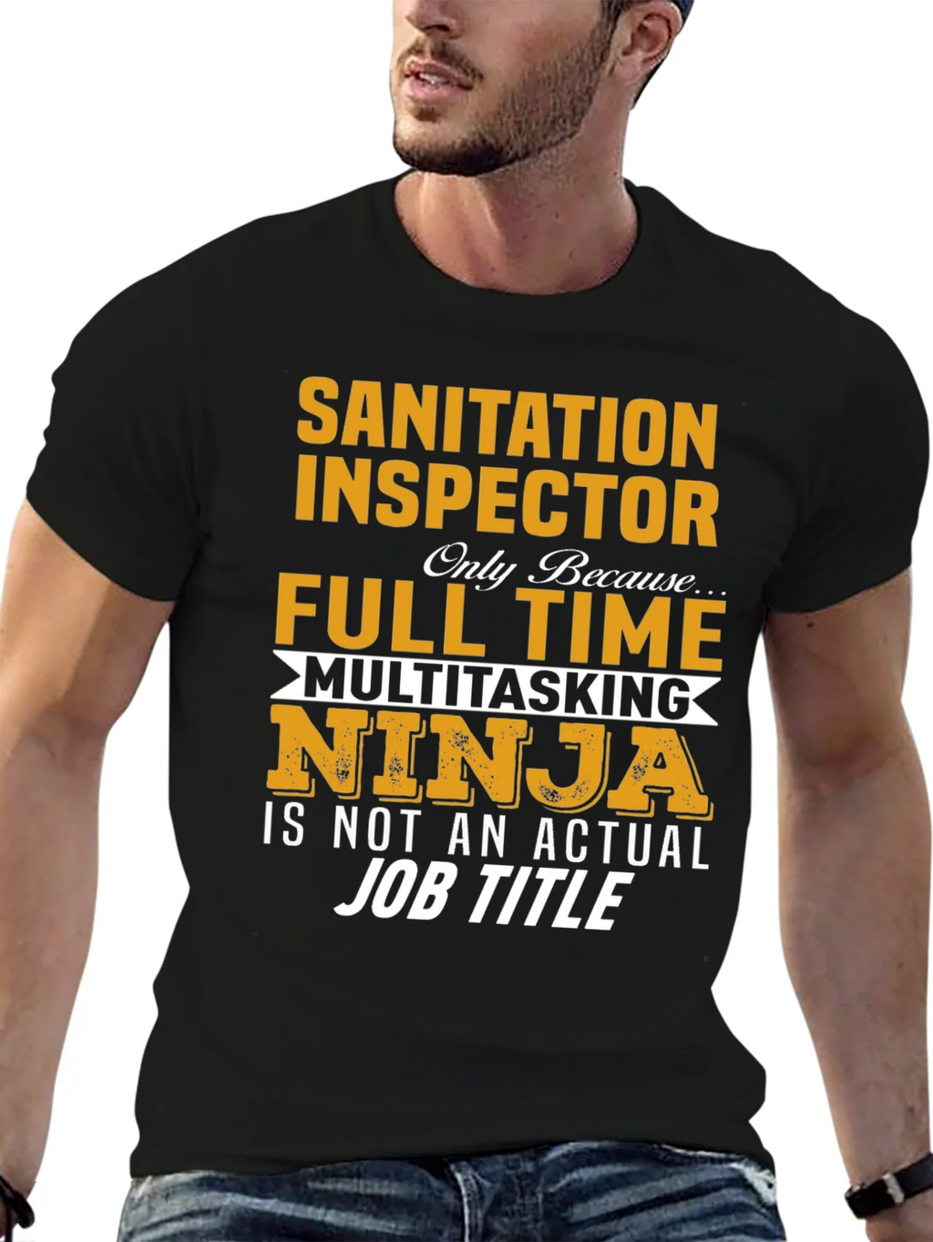 Sanitation Inspector T-Shirt Multitasking Ninja Job product image 6