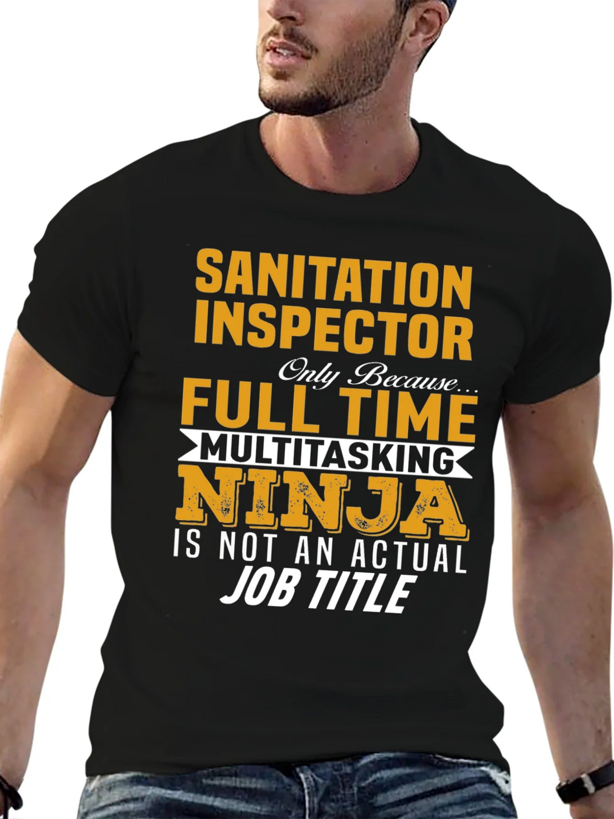 Sanitation Inspector T-Shirt Multitasking Ninja Job product image 6