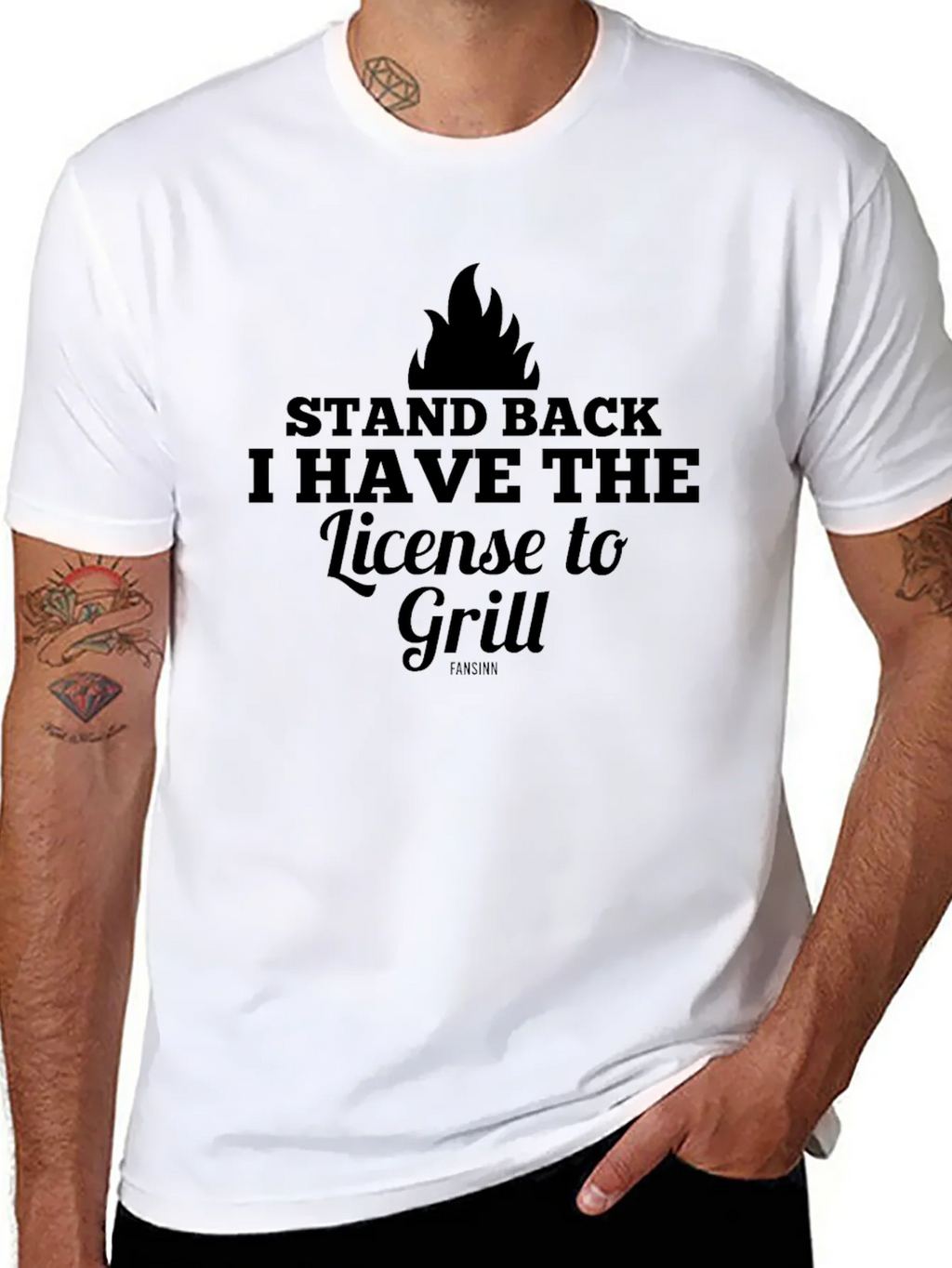 I Have the License to Grill T-Shirt product image 7