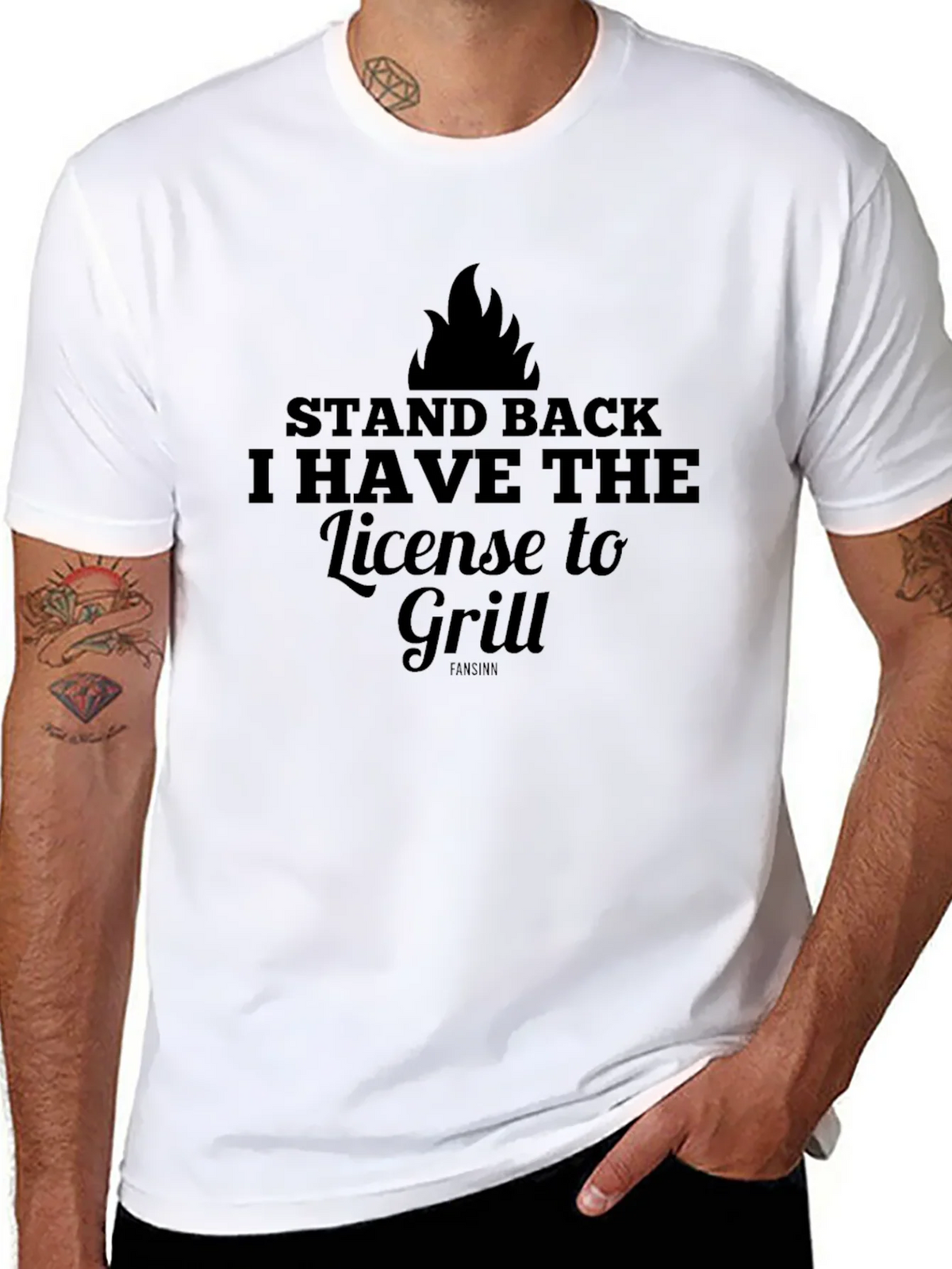 I Have the License to Grill T-Shirt product image 7
