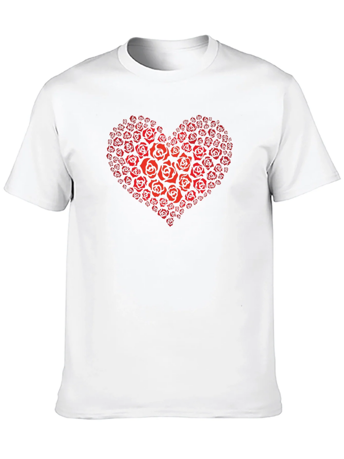 Heart of Roses Graphic T-Shirt - Black product image 9