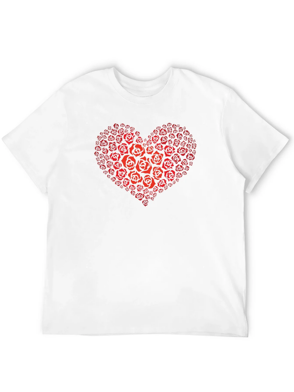 Heart of Roses Graphic T-Shirt - Black product image 11