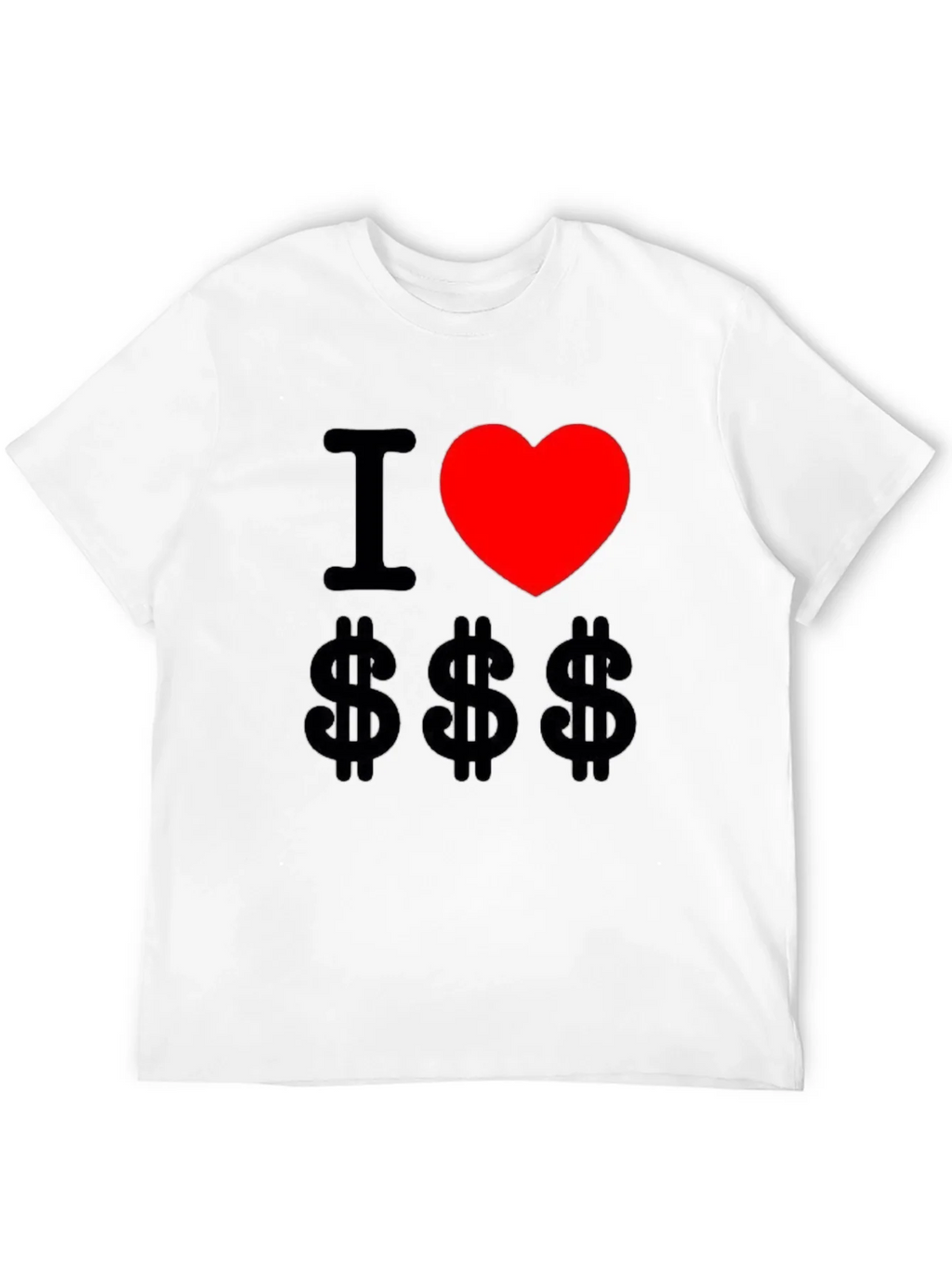 I Love Money Graphic Tee - Black Cotton T-Shirt product image 11