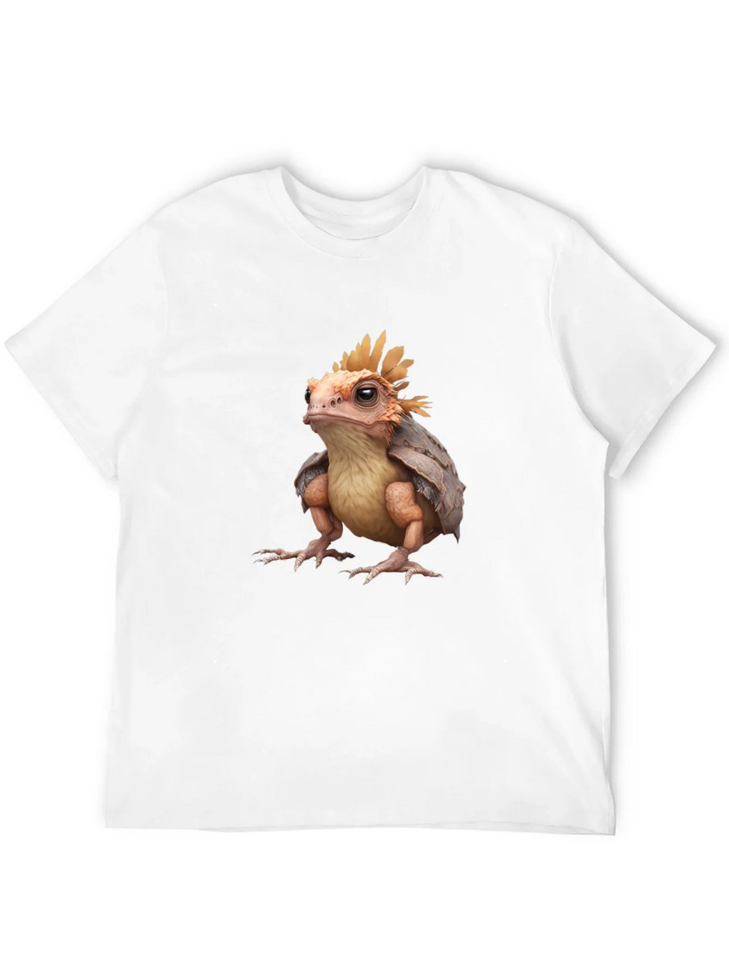 Frog-Turtle Creature Black T-Shirt product image 11