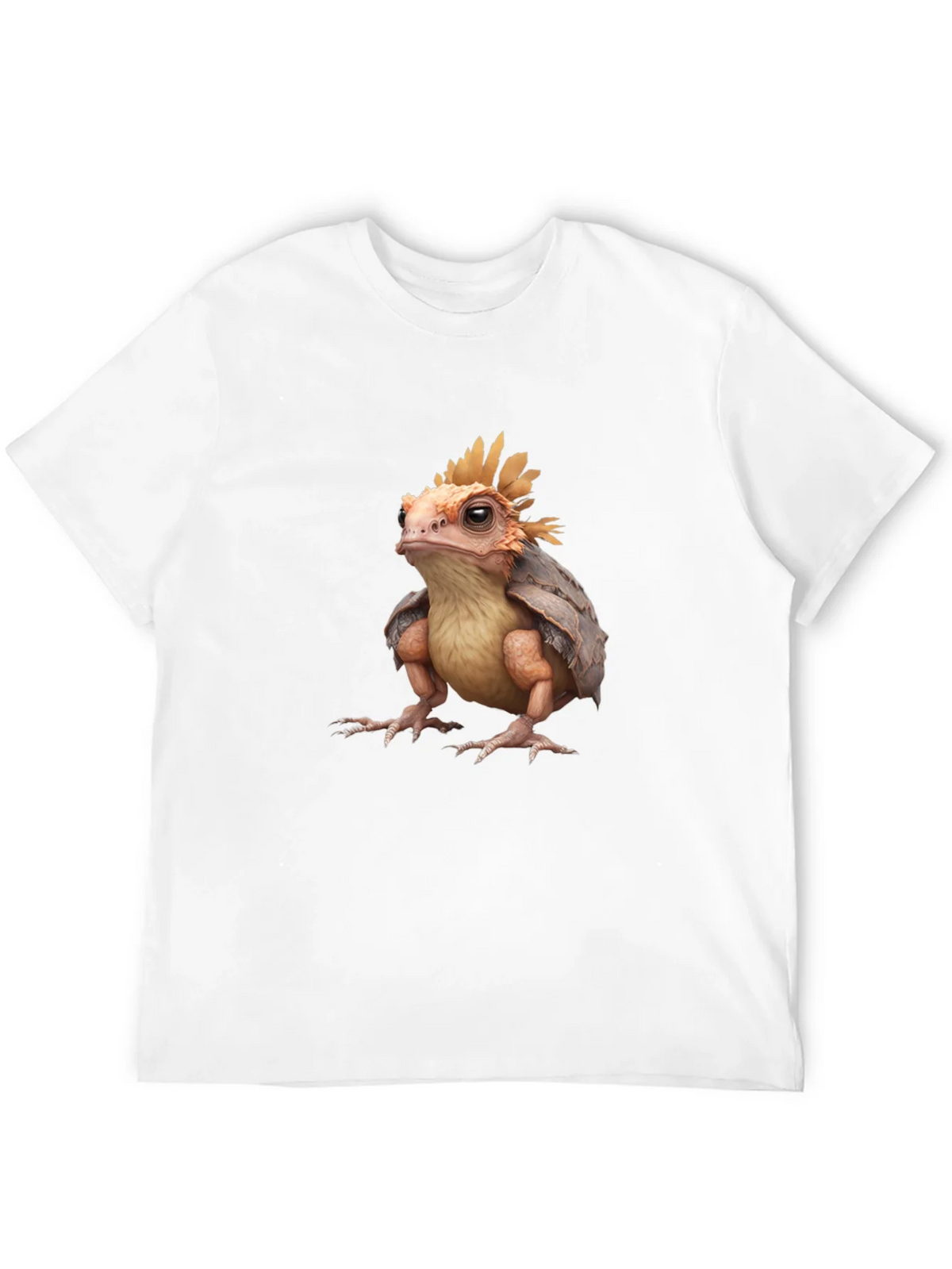Frog-Turtle Creature Black T-Shirt product image 11