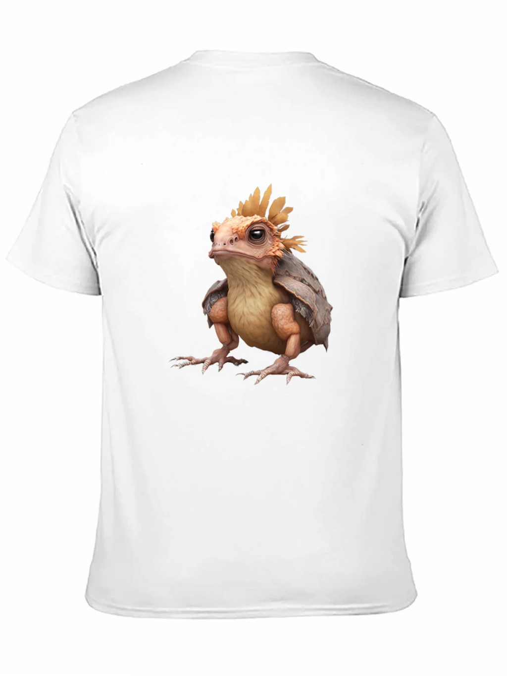 Frog-Turtle Creature Black T-Shirt product image 10