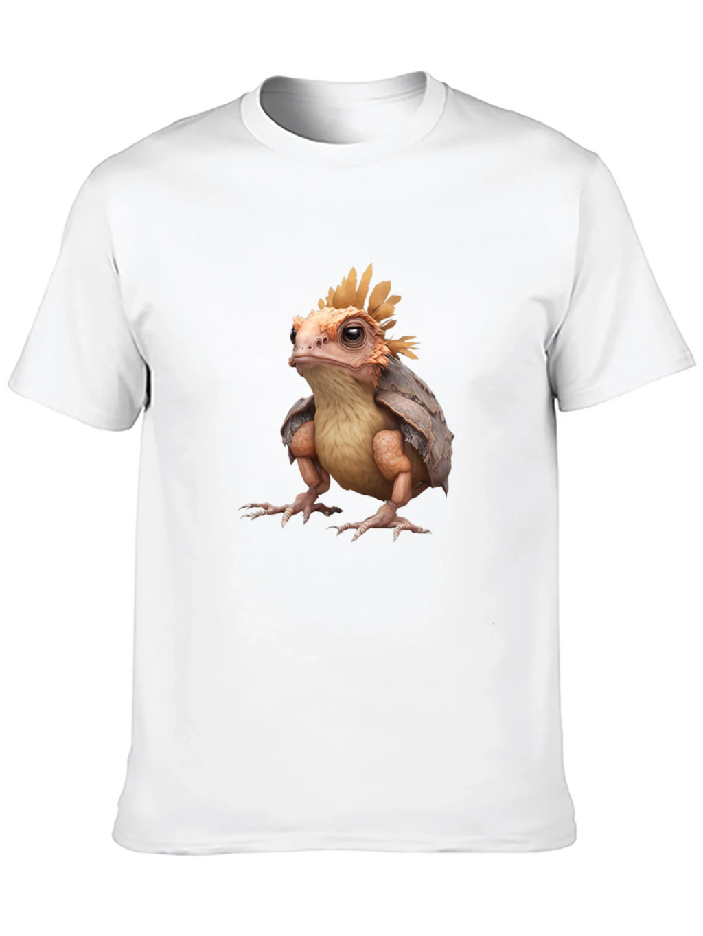 Frog-Turtle Creature Black T-Shirt product image 9